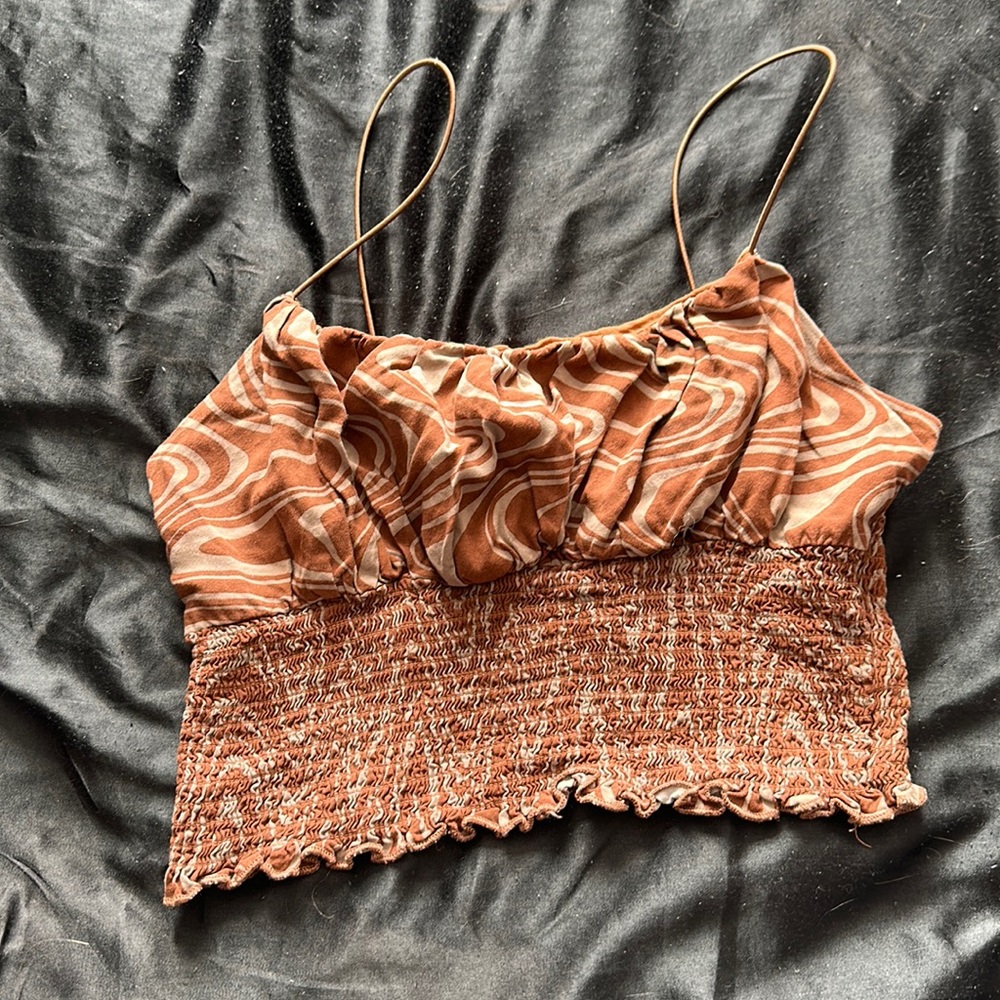 pacsun hearts crop top
